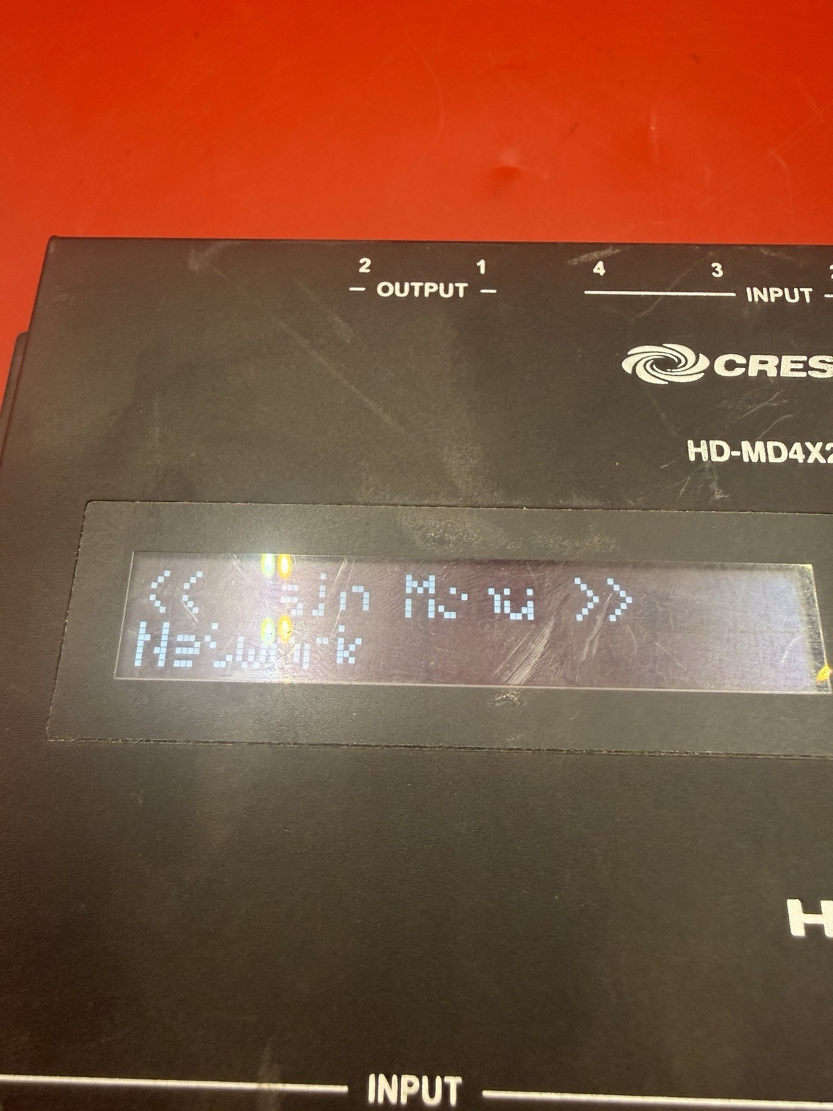 Crestron HD-MD4X2-4K-E 4x2 4K HDMI Switcher W/adapter