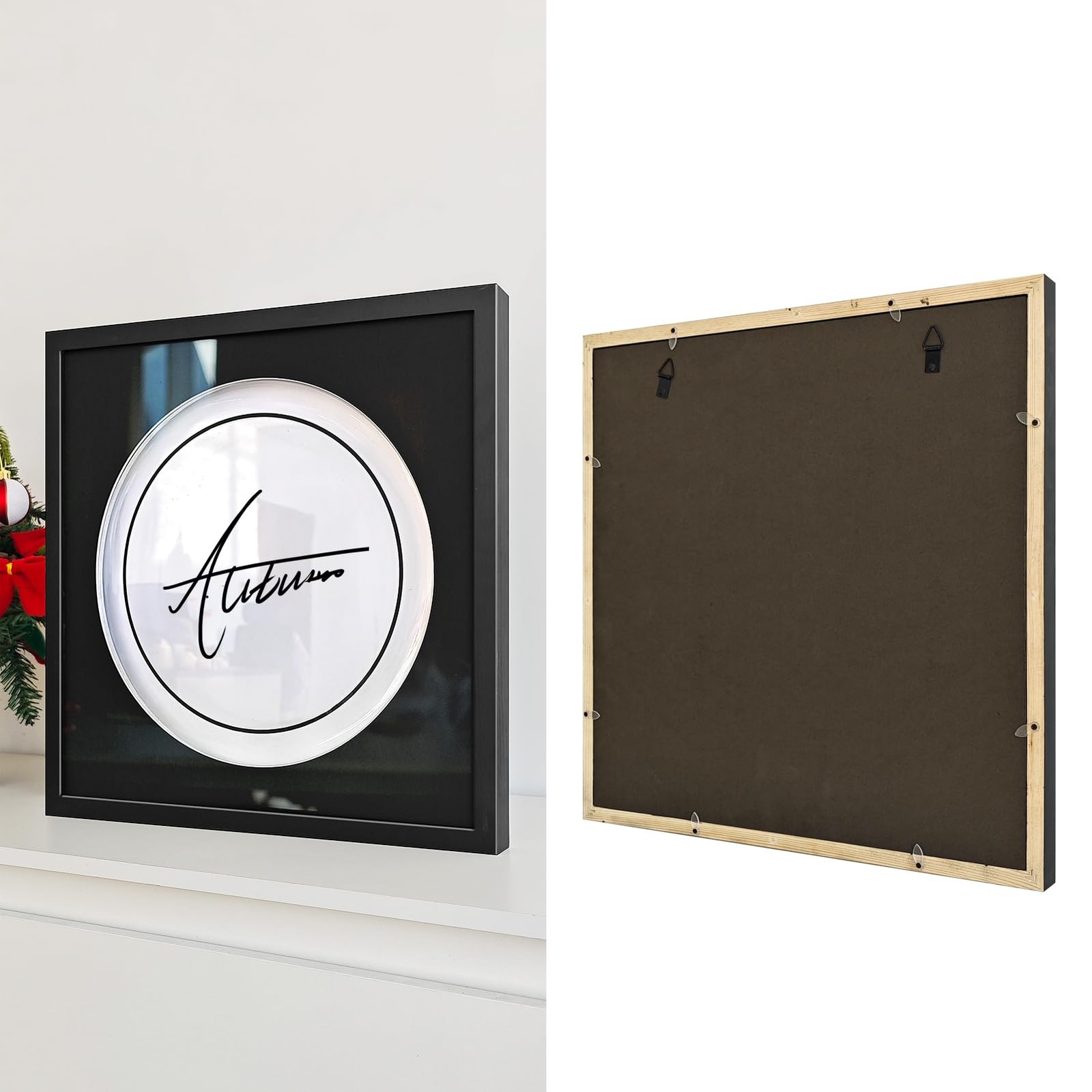 14" Drum Head Display Case - Wall Mount Shadow Box for Signed Memorabilia
