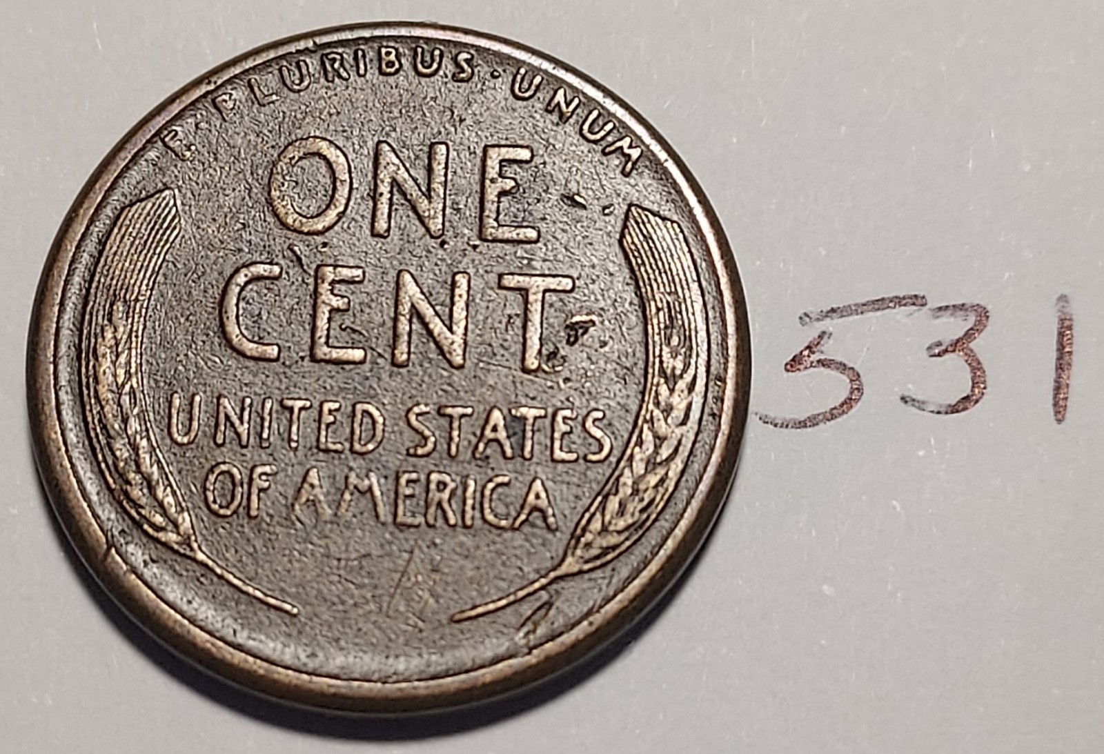 1921-S Lincoln Wheat Cent FINE #531