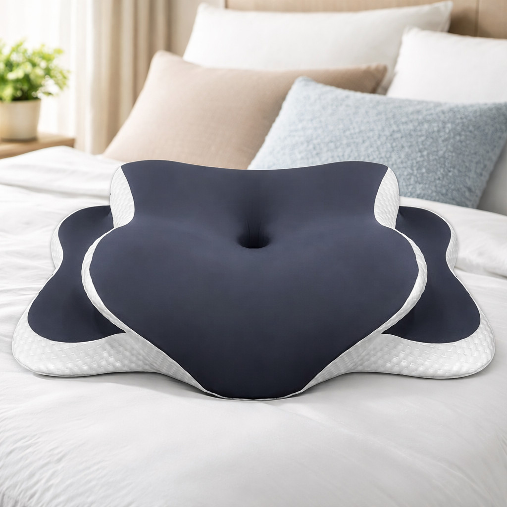 Memory Foam Cervical Pillow Ergonomic Neck Pain Relief Orthopedic Support