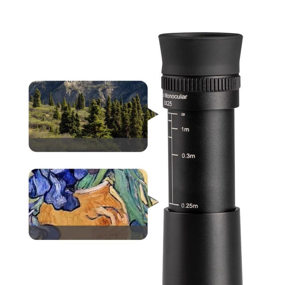 Celestron Super Close Focus 8x25mm Monocular Aluminum Alloy FMC Lens for Outdoor