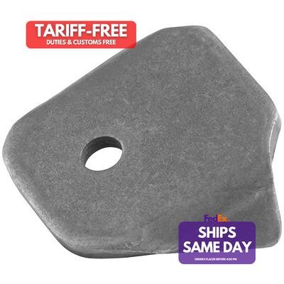 Allstar ALL60014-25, Set of 25 Natural Steel Gusset Tabs 25Pk Round Tube 1/4In H
