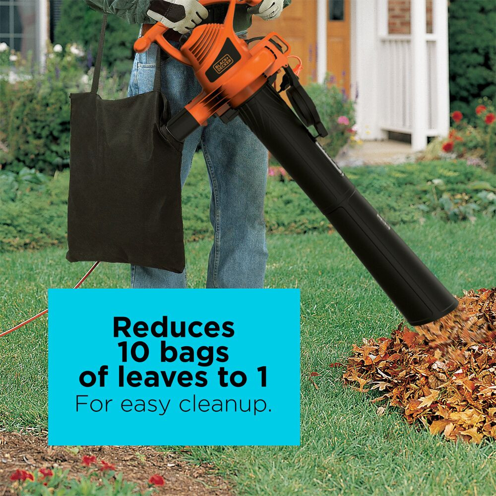 BLACK+DECKER 12 Amp Blower/Vacuum/Mulcher - BV3100