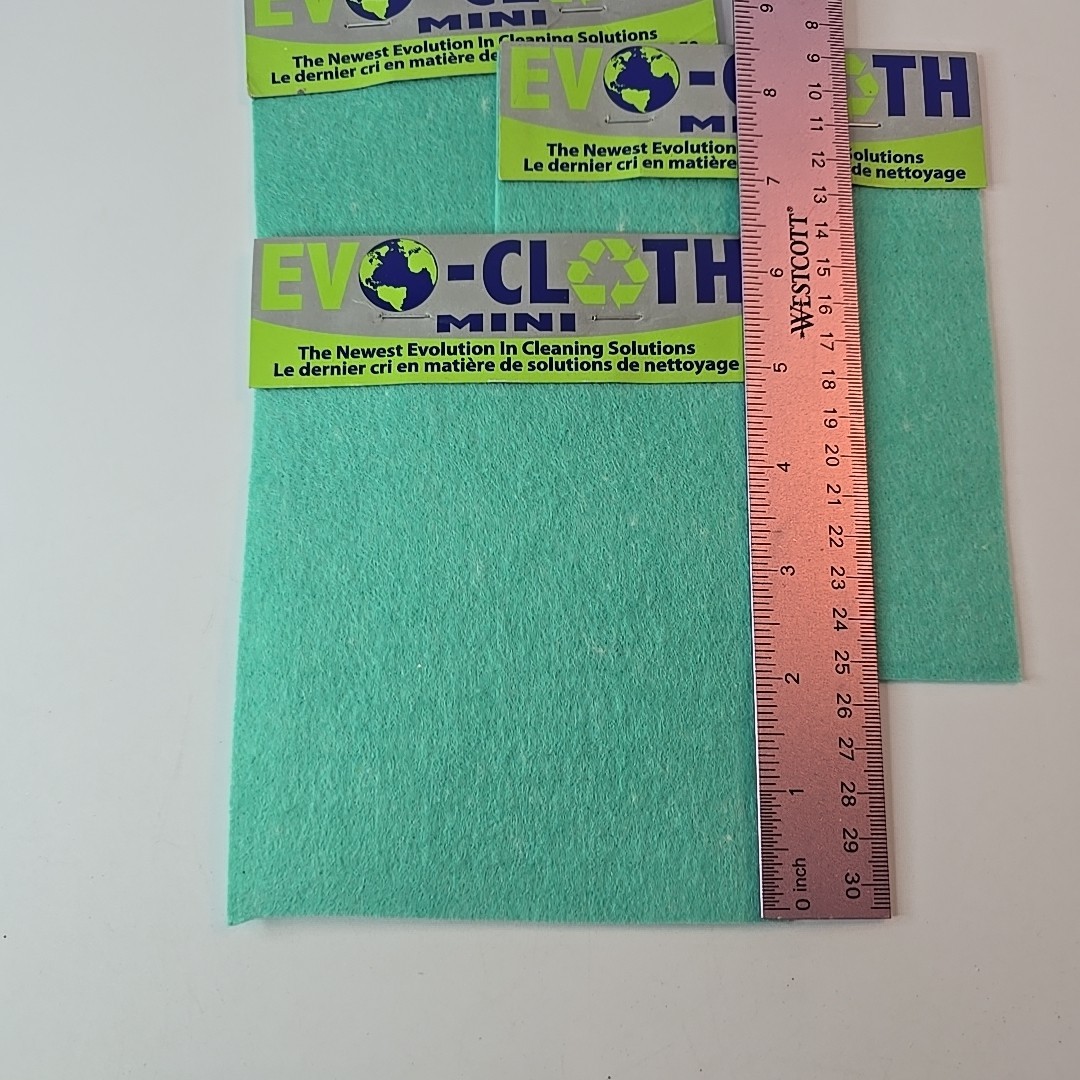 Evo-Cloth Mini Cleaning Solution Super Absorbent Reusable Eco-Friendly Pack Lot