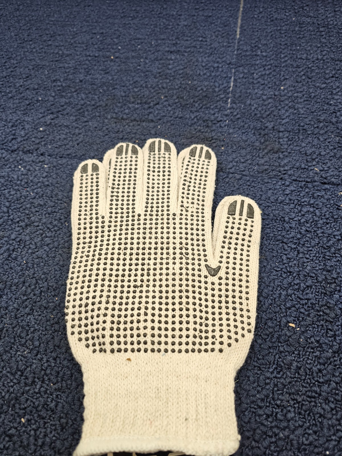 6 Pairs CLC 2005 Work Gloves String Knit w/ PVC Dots