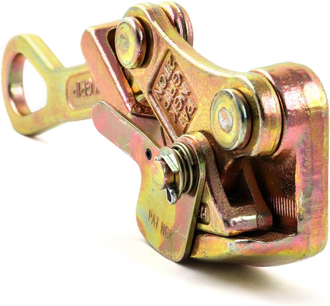2 T Cable Grip Wire Grip Steel Rope Jaw Puller for Wire Rope, Pulling 4408 Lbs