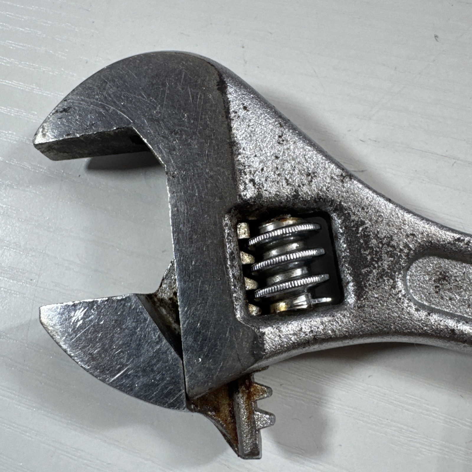 Toyota Motors 200mm Adjustable Wrench 8” Long Angle Wrench Vintage Made in Japan