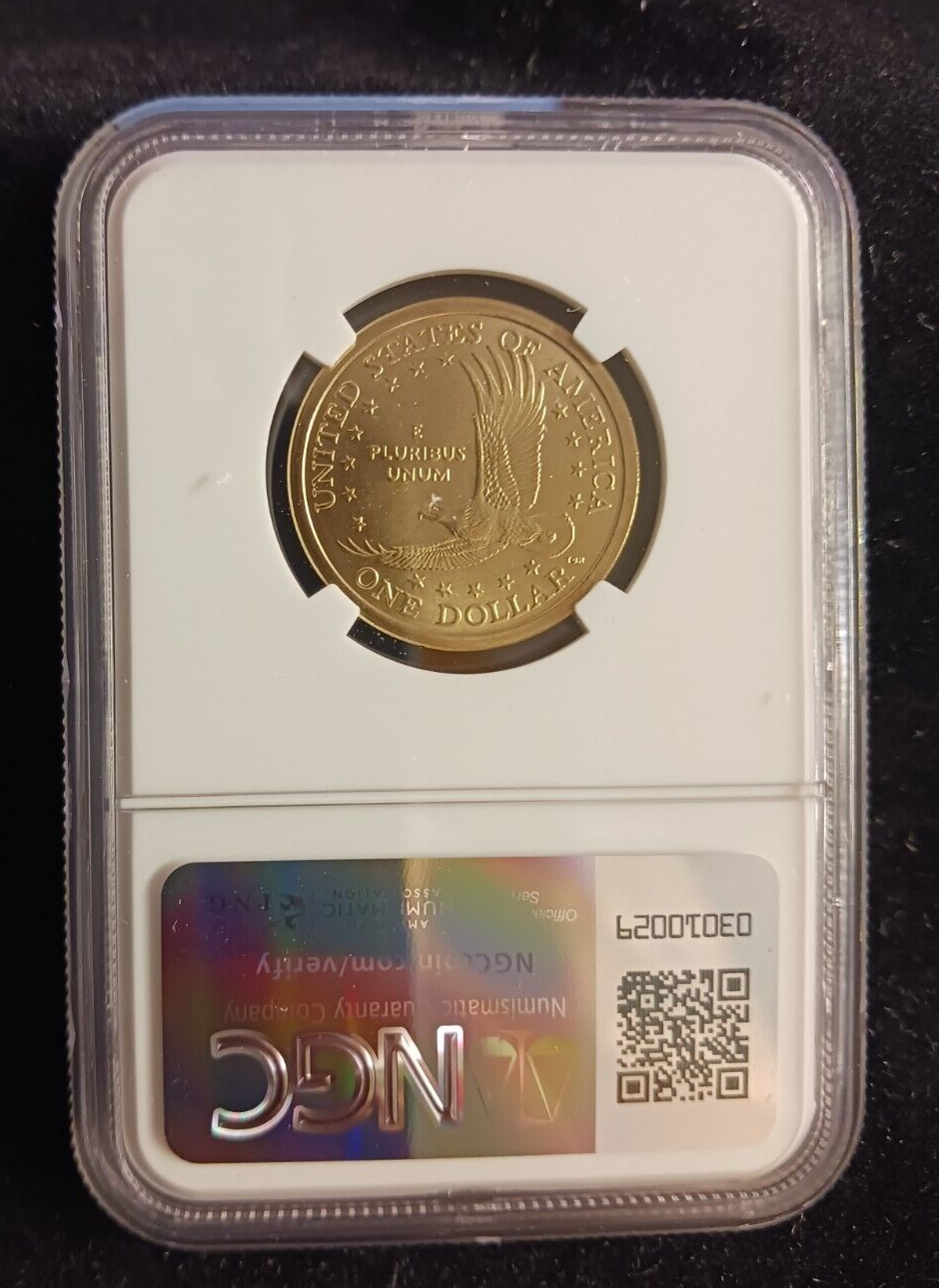 2008(D) SMS NGC MS 67 Sacagawea Dollar Coin