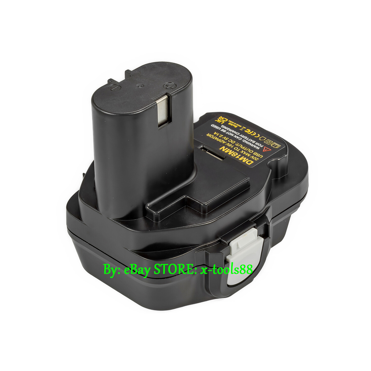 Adapter for DeWalt 20v Battery To for Makita Older 18v MXT Cylindrical Slot Tool