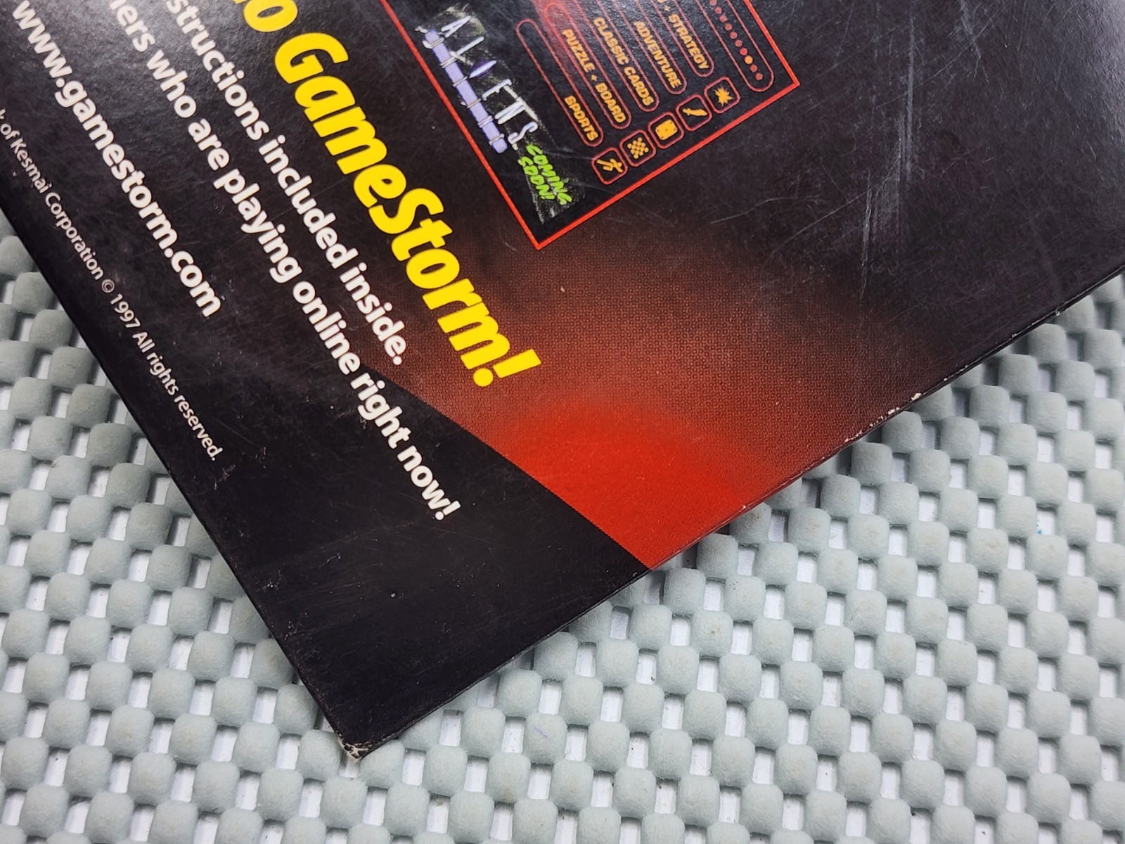Vintage 1997 GameStorm Online Multiplayer PC Game Disc CD-ROM