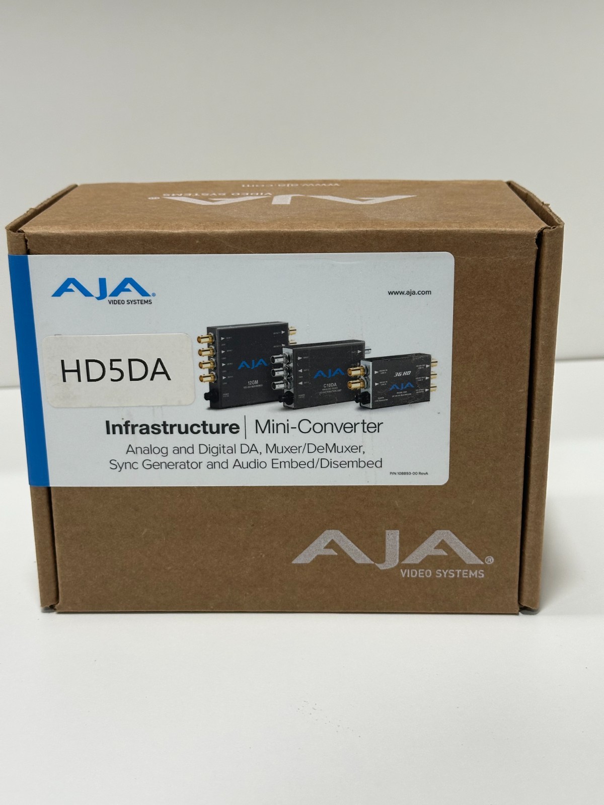 AJA HD5DA HD-SDI / SDI Serial Digital Distribution Amplifier HD5DA-R0
