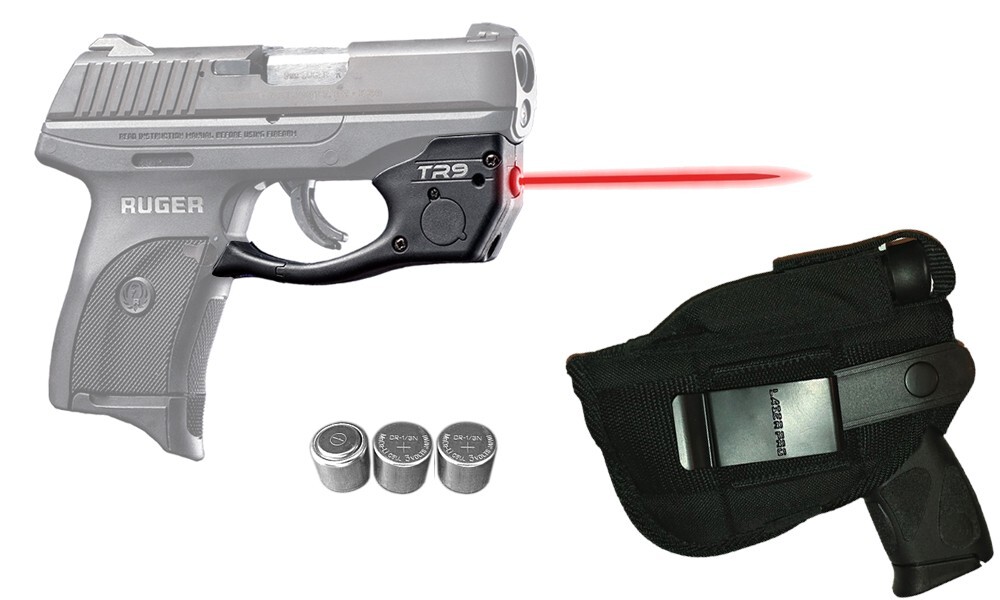 ArmaLaser TR9 Ruger LC9 LC9S LC380 EC9s Red Laser with Grip Activation & Holster