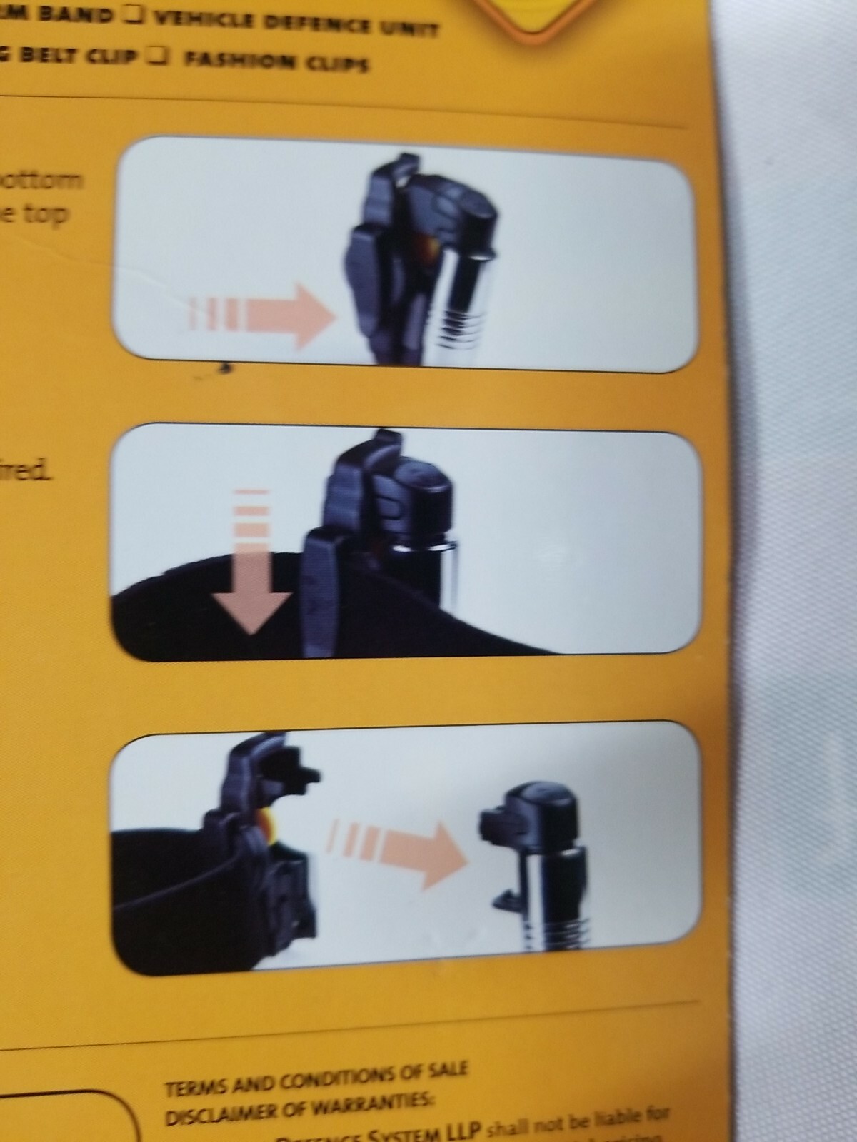 TORNADO PERSONAL DEFENCE SYSTEMS - ROTATING BELT CLIP - TBC002 (1.1)
