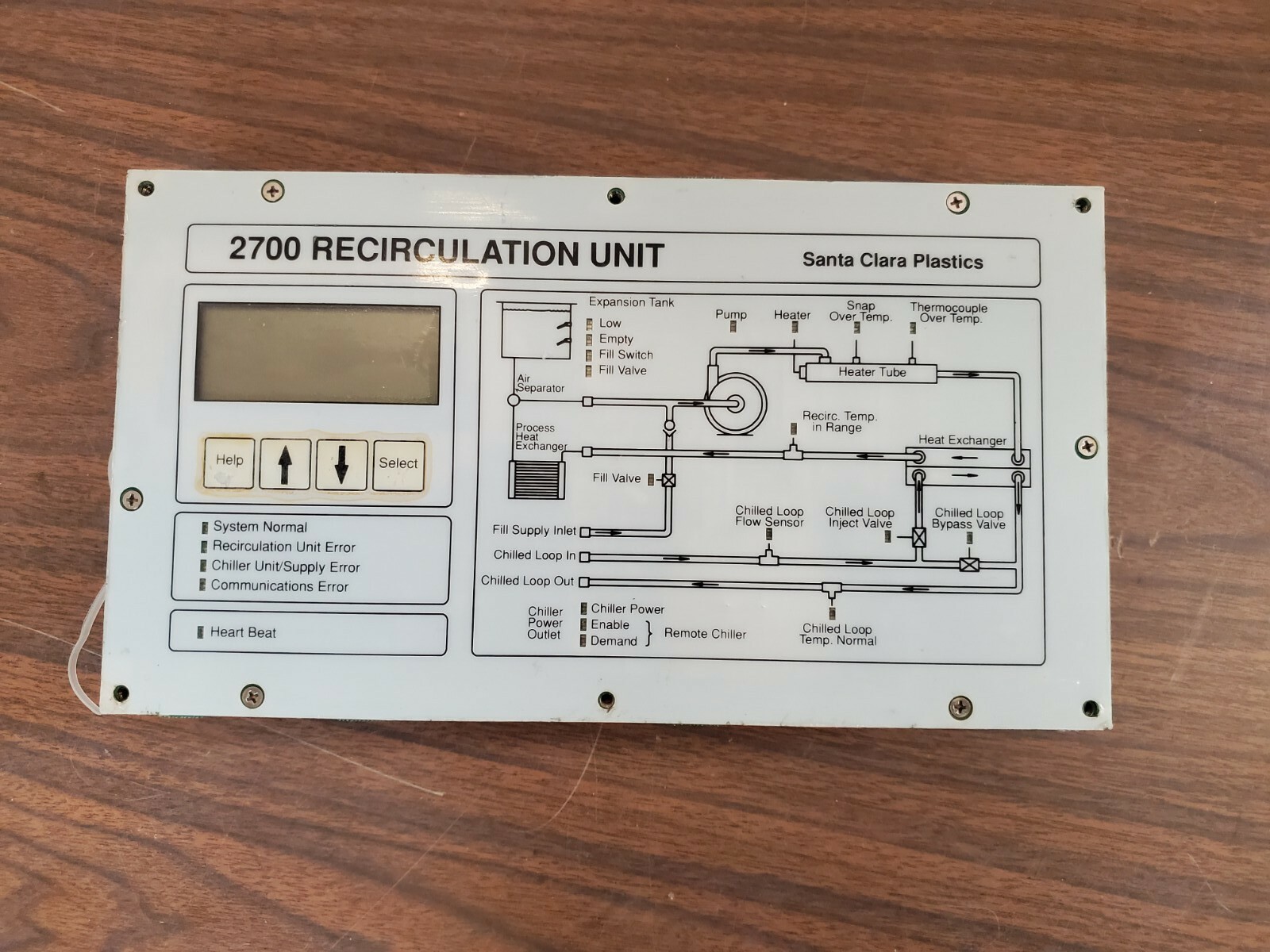 Santa Clara Plastics SCP Model 2700 Recirculation Unit