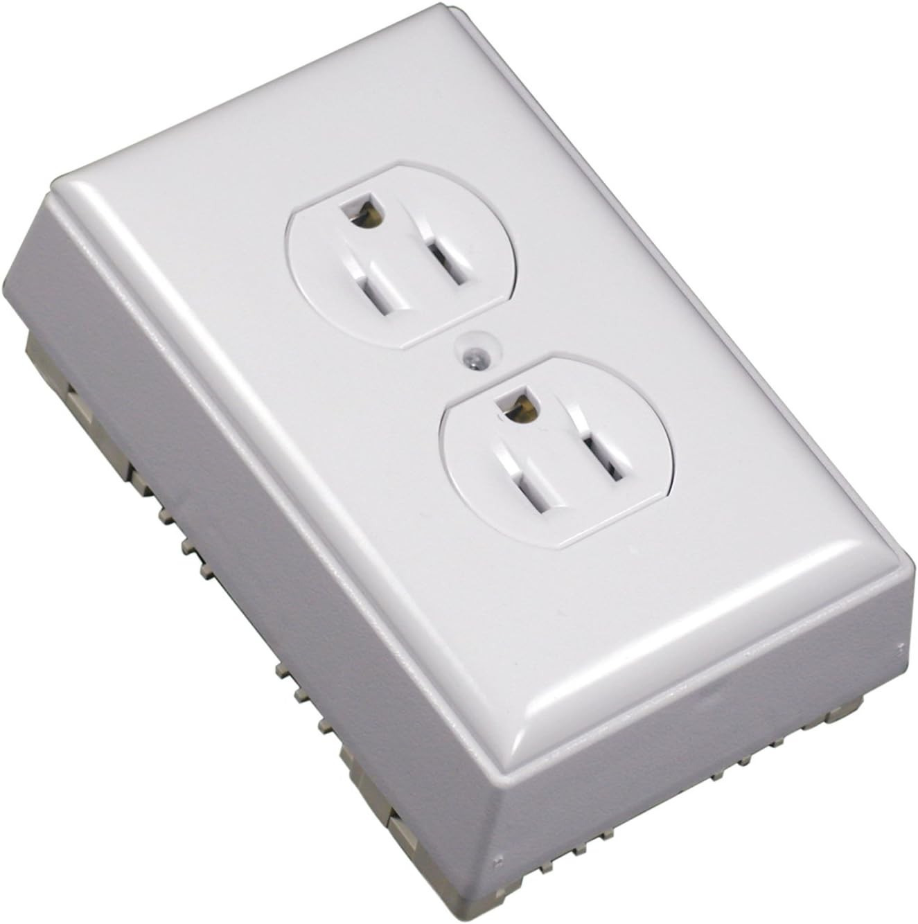 Legrand Wiremold NMW2-D Nonmetallic Raceway Outlet Kit White Surface Mount