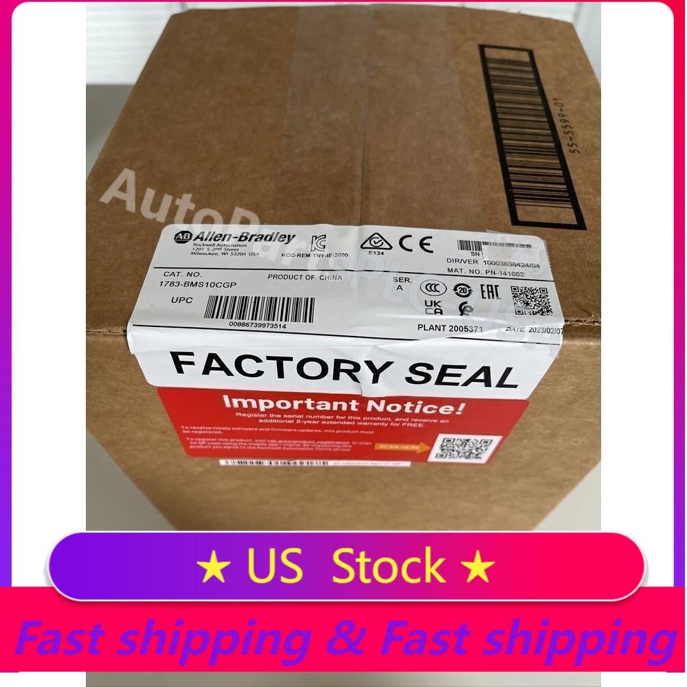 New Factory Sealed AB 1783-BMS10CGP 10 Port Managed Ethernet Switch US Free Tax