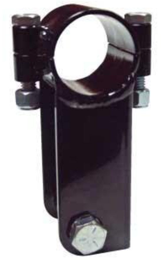 Bolt-On Shock Mount Clamps to 1-1/2 Tubing From Edge of Tubing to Center 3"