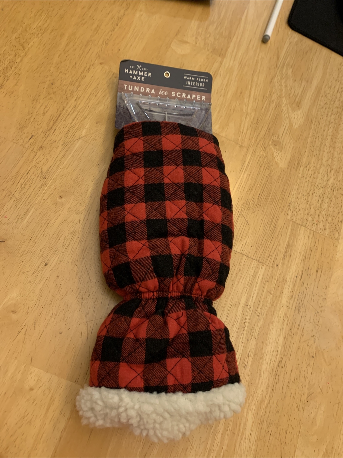 Hammer + Ace Tundra Ice Scraper Lumberjack Mitten New From Kohls