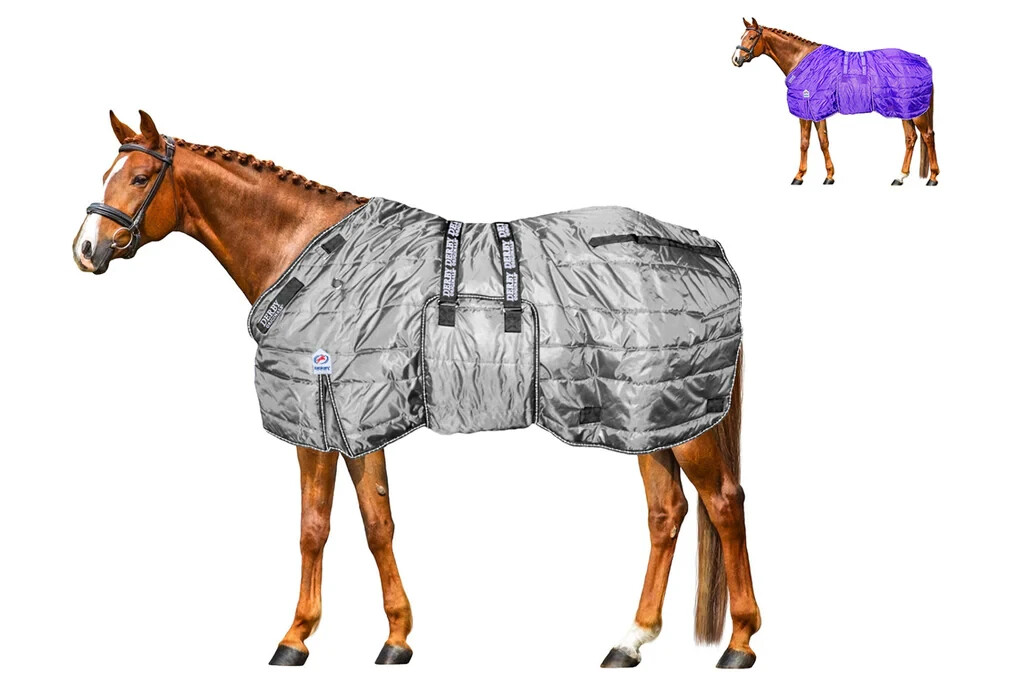 Derby Nordic Tough Closed Front 420D Reflective Horse Stable Winter Blanket