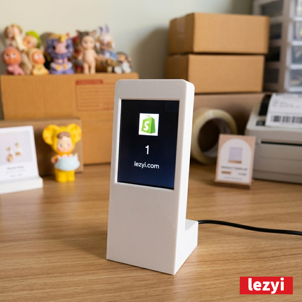 Lezyi Live Shopify Sales Counter Full Colour Display Online Store Counter