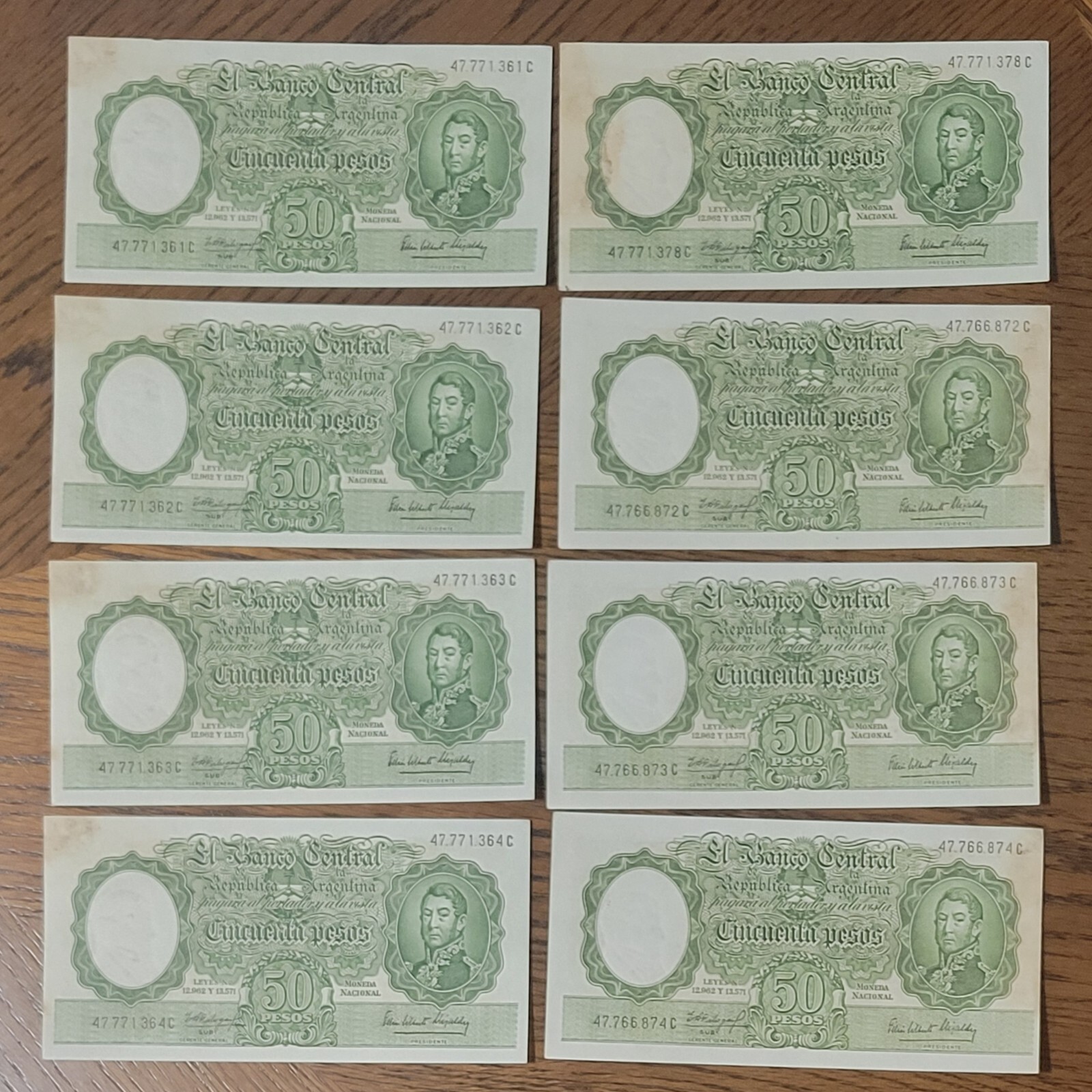 Vintage World Banknote Lot from Argentina.