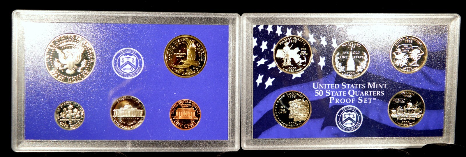 2000S Proof set with quarters - FREE SHIPPING
