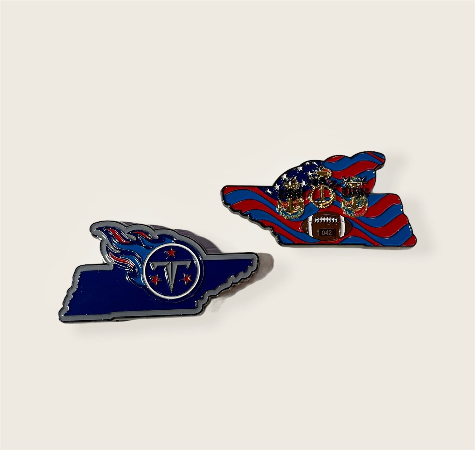 Titans - CPO Chief Challenge Coin. NFL Series *Only 50 Of Each Made*
