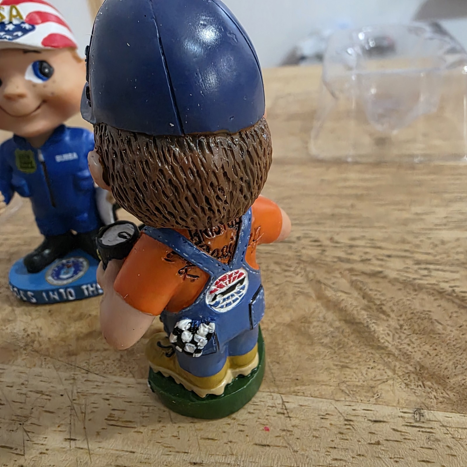 2 Motor Speedway Mini Bobblehead Figures - See Photos.
