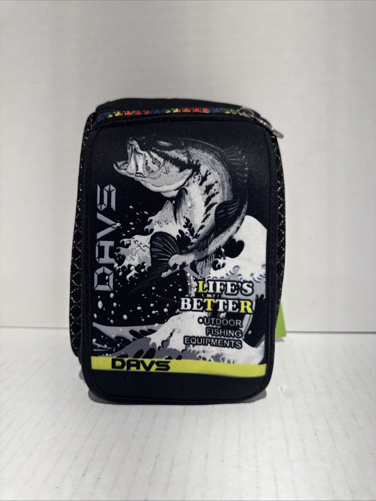 Eceen DAVS Neoprene Pouch Outdoor Fishing Equipment NEW With Shoulder Strap Bass