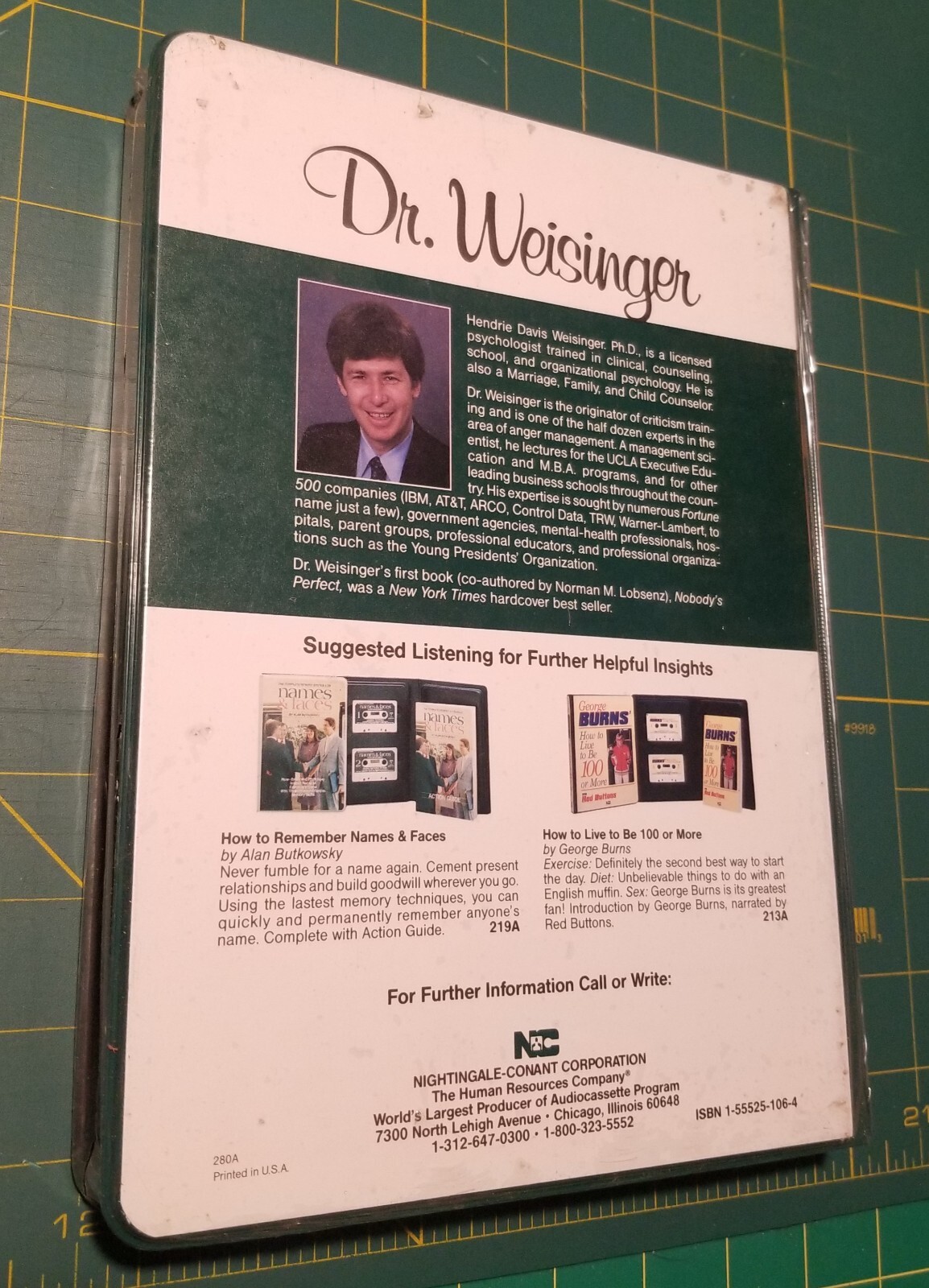 Dr. Weisinger's How to Give Criticism and get Results