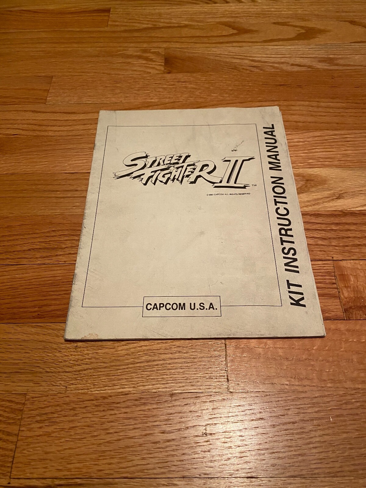 Street Fighter II Kit Instruction Manual, Capcom 1990