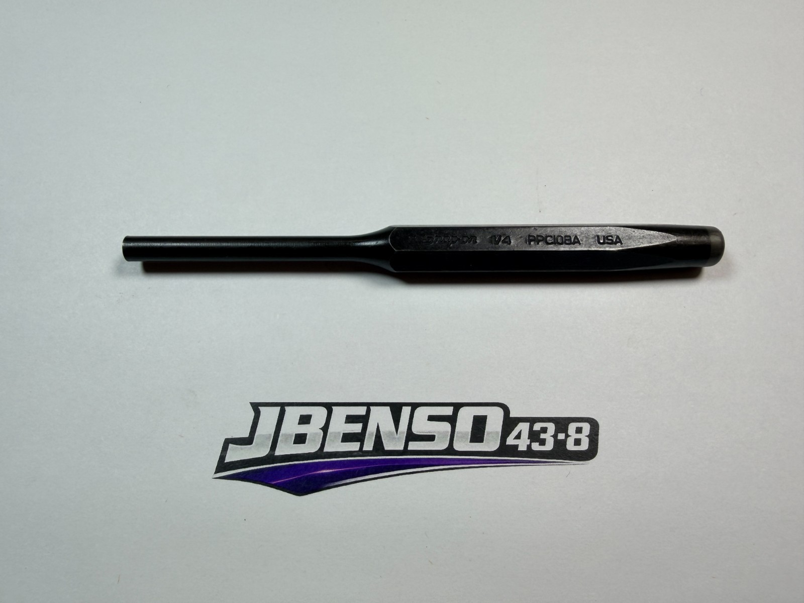 Snap-on Tools USA NEW 5-3/4" Length 1/4" Pin Punch PPC108A