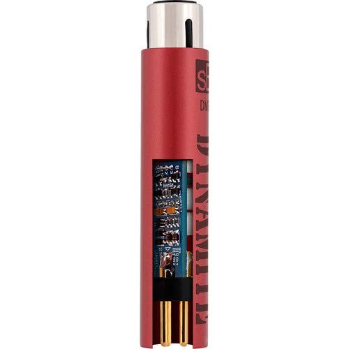 DM1 Dynamite Active Inline Microphone Preamplifier with 10-Pack Touch Fastene...