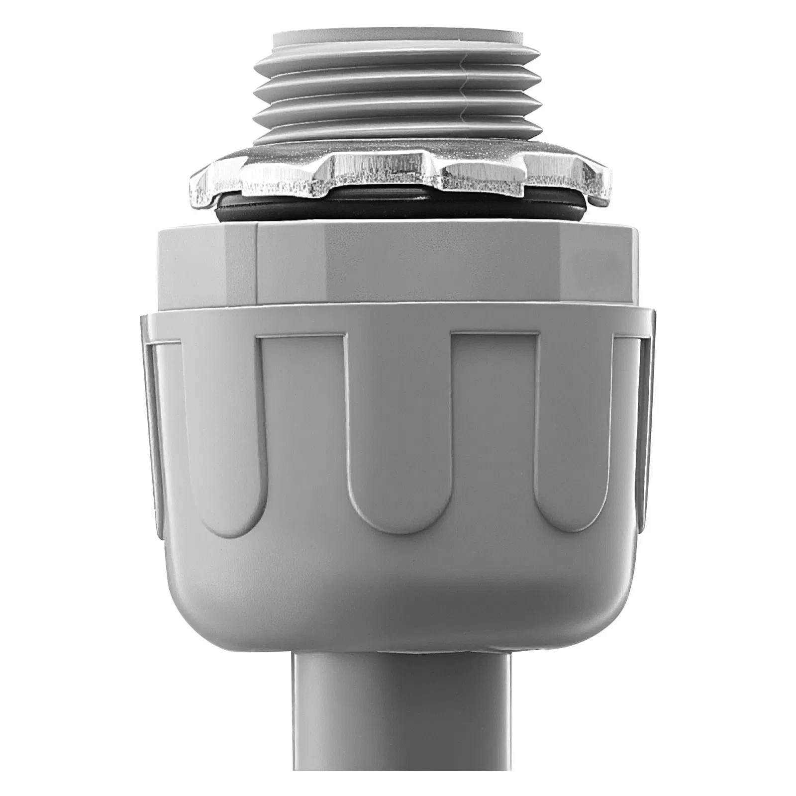 1/2 in 100 pcs Liquid Tight Connector Non-Metallic Conduit Fitting Connector