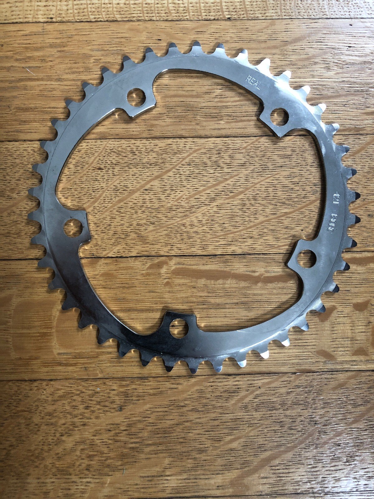 New-Old-Stock REAL Chainring 42T 130mm BCD -- Made in USA
