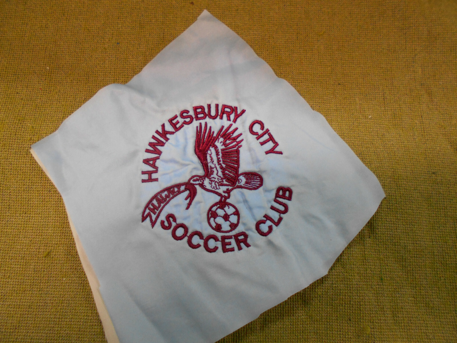 #D426. HAWKESBURY CITY SOCCER CLUB  CLOTH PATCH