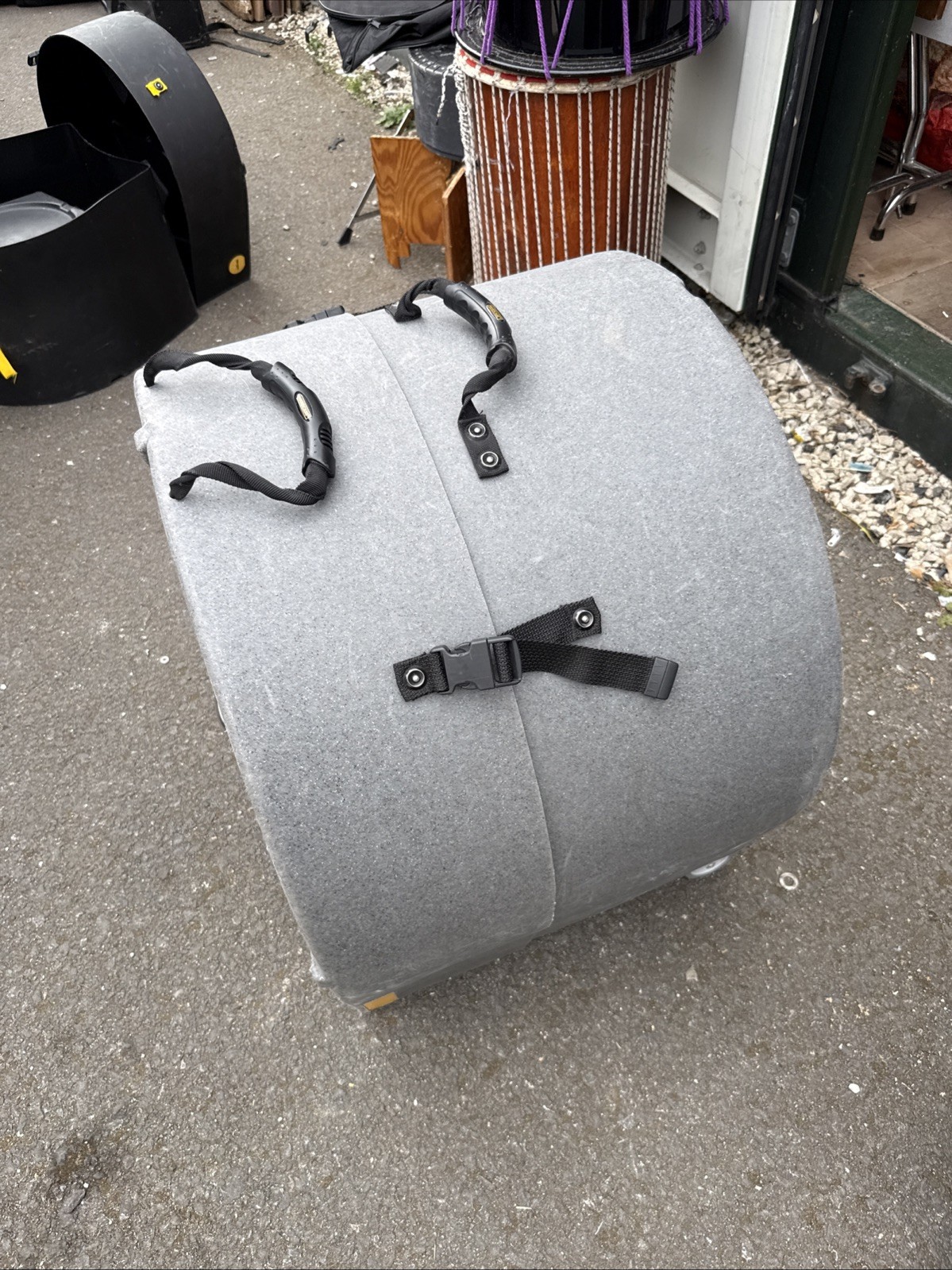 22” Hardcase Bass Drum Case. Wheels. Free P&P