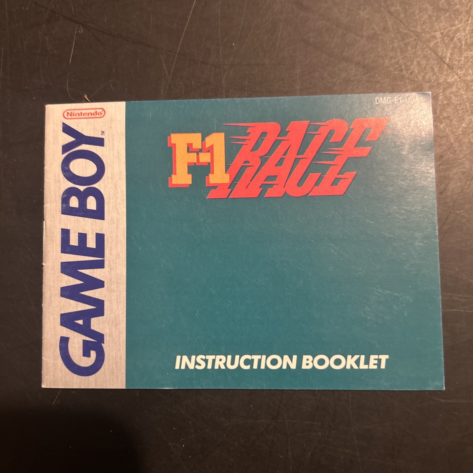 F-1 Race Classic Video Game for Game Boy Console Instruction Booklet Manual Only