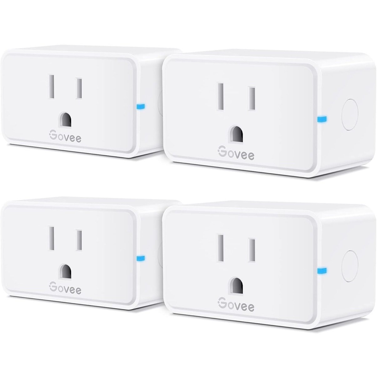 Govee Smart Plug 4-Pack - Wi-Fi Bluetooth 15A Outlets