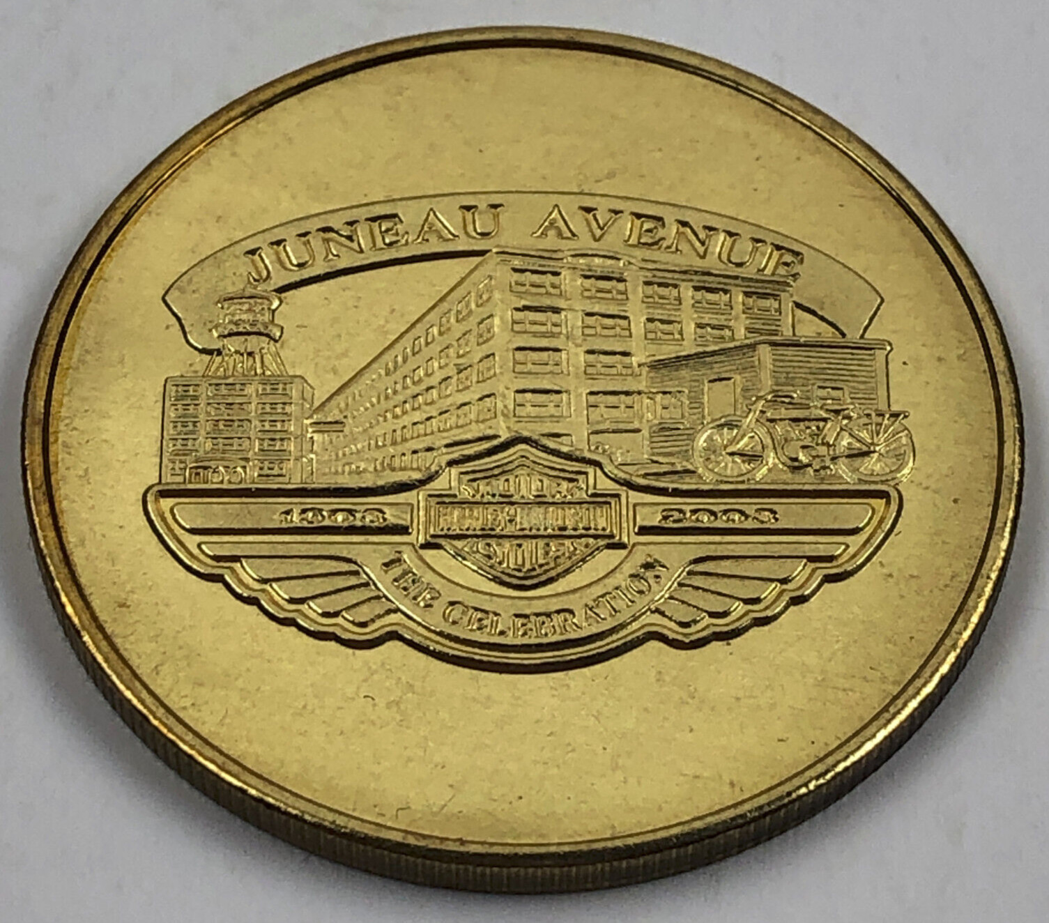 Harley Davidson Juneau Avenue 1903-2003 The Celebration Token AFI CIO Union