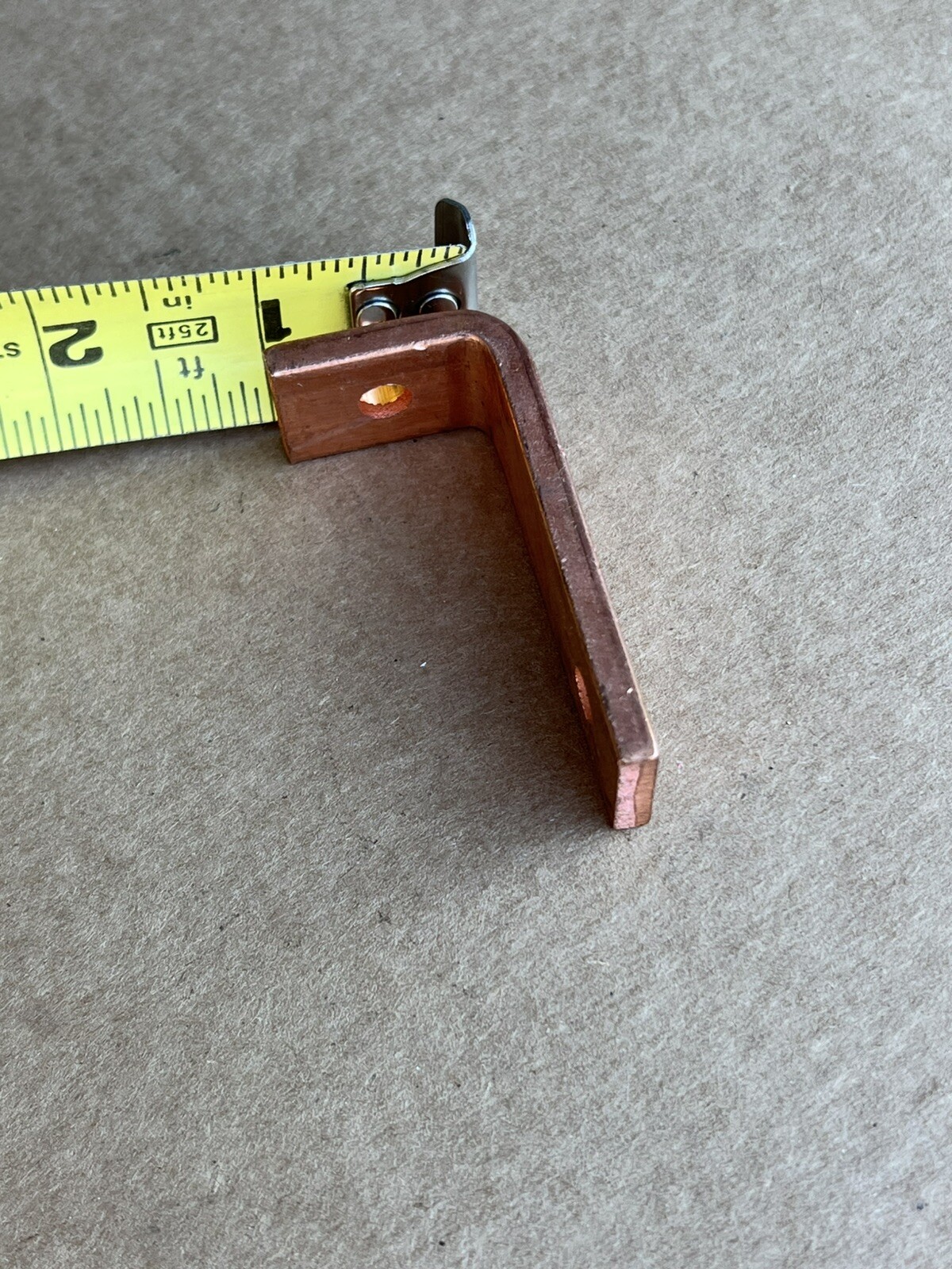 TRANSFORMER ACCESSORY MV-POLE BUSBAR Copper L Bracket
