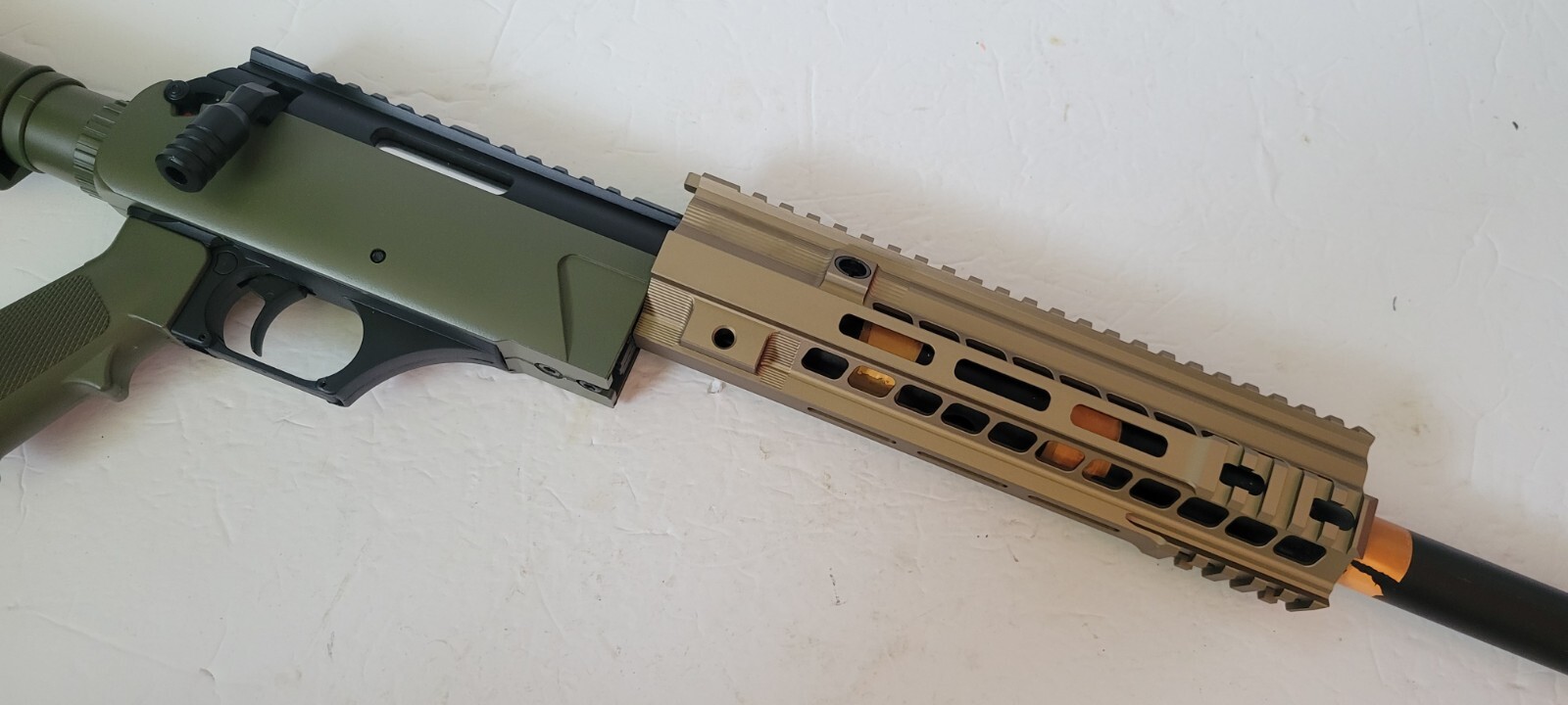 HK416 416 M27 Mk15  airsoft aeg 10.5in  aluminum Tan Sand Modular System vfc ef