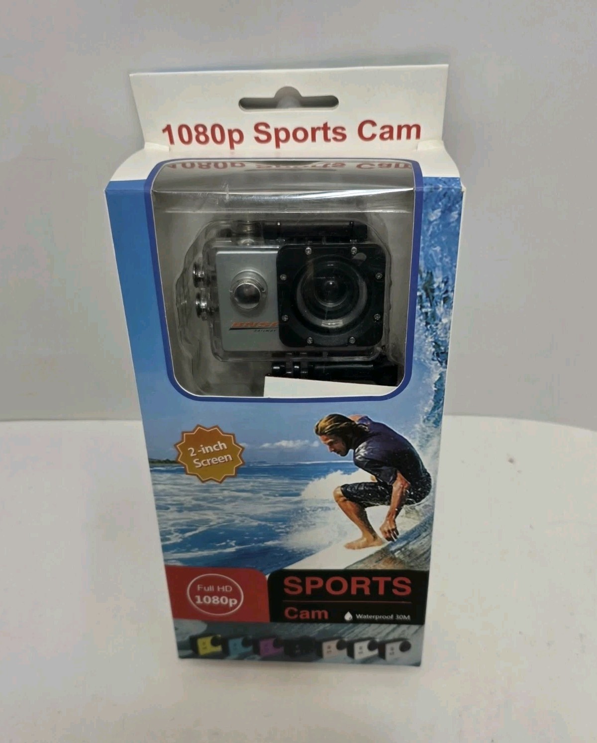 Sports Cam 1080P Full HD 2.0 Inch Screen Waterproof 30M Action Camera *Brand New