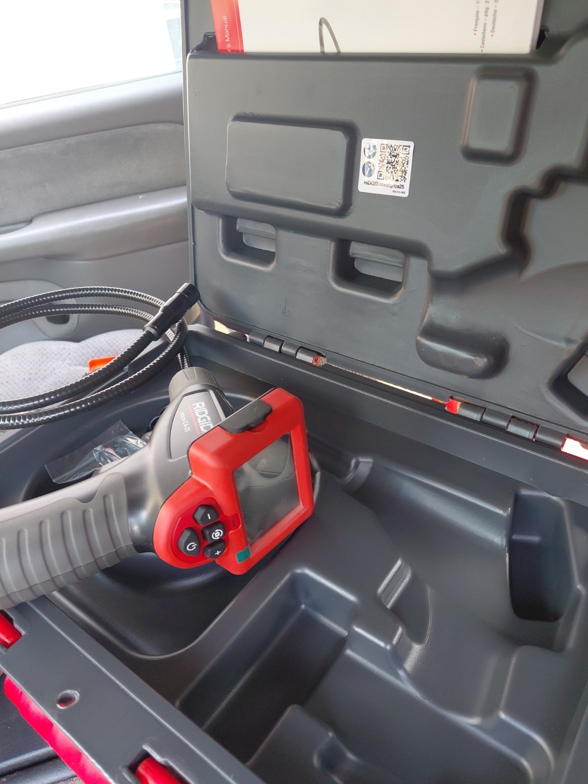 Rigid Micro CA-25 Digital Handheld Inspection Camera with Carrying Case