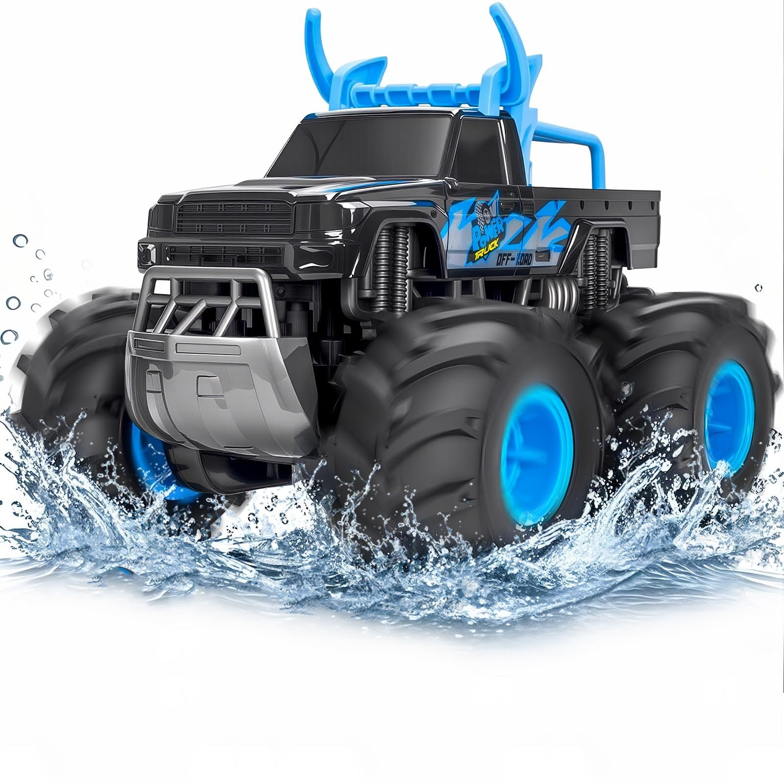 1:16 Waterproof Monster Truck Toys RC Cars, 2.4GHz Remote Control Truck for Kids