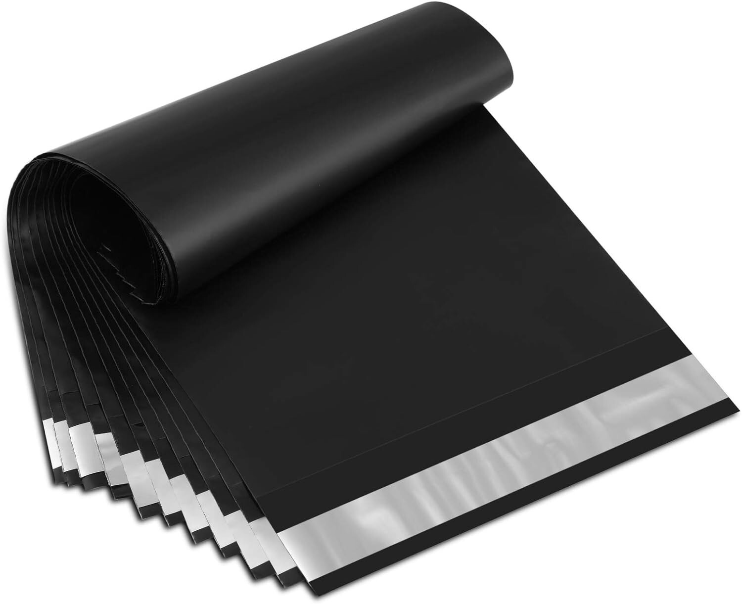 500 14.5x19 Black Poly Mailers Self Sealing Shipping Envelopes Bags 2.5 Mil