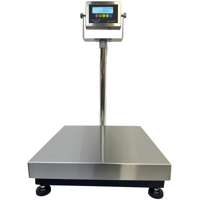 SellEton 24" x 24" Industrial bench scale Stainless indicator & platter 1000 lbs