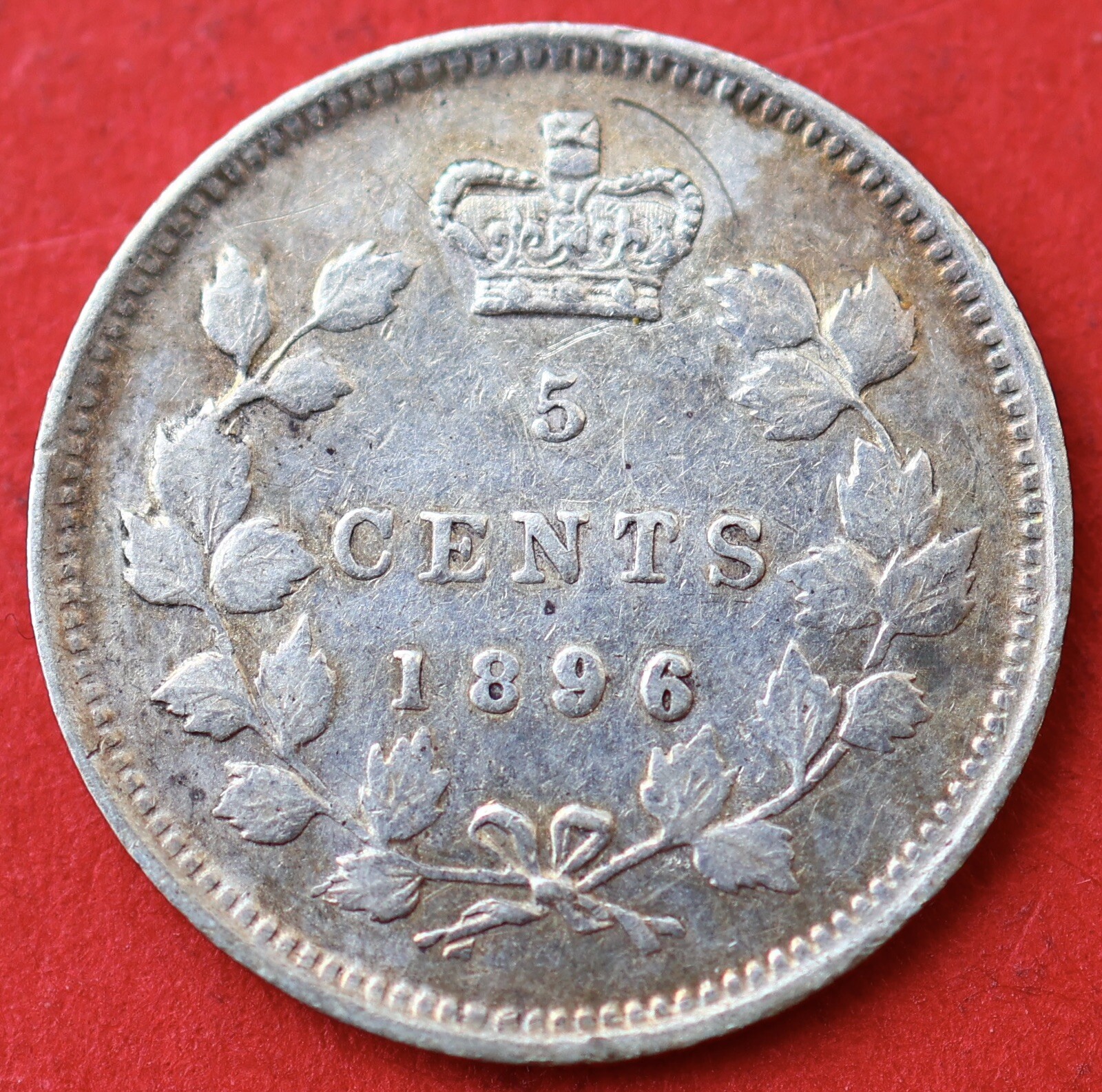 1896 Canada 5 Cents - EF - Lot#12357