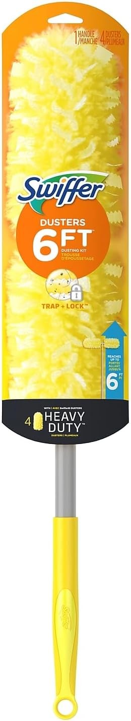 Heavy Duty Dusters with Super Extender Handle, Handle, 1 Handle/4