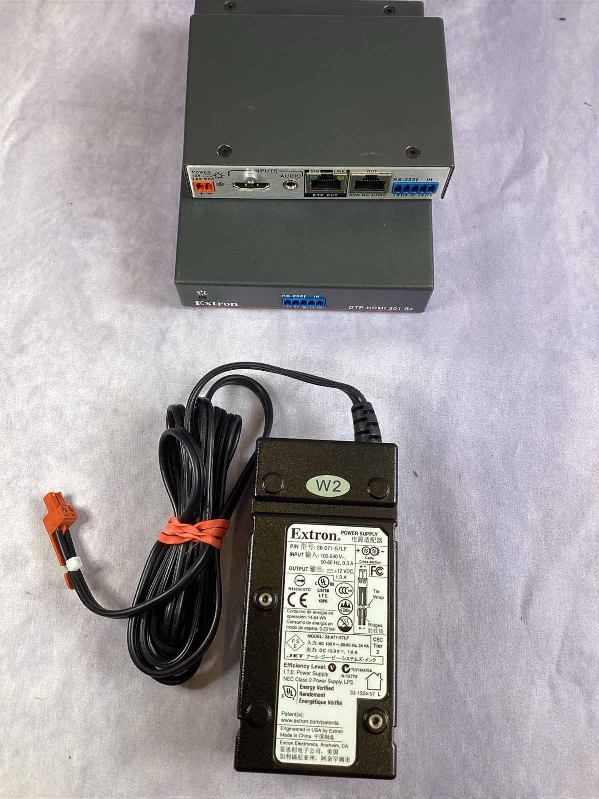 Extron DTP HTMI DVI 301 Rx Receiver & 301 Tx With Power Supply